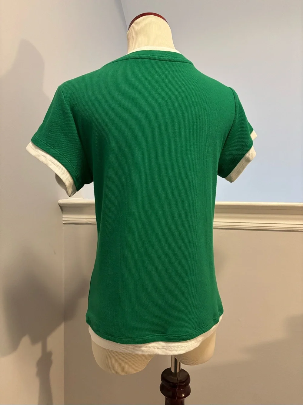 LOFT Layered Perfect Ribbed Top - Picture 3 of 5